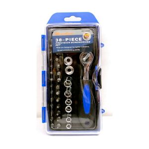 38 pezzi chiavi bussola cricchetto bussole e punte 1/4 " chiave officina lavoro