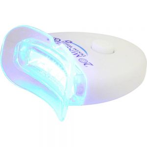 Kit trattamento sbiancante denti tartaro gel 20 minute dental white led sorriso