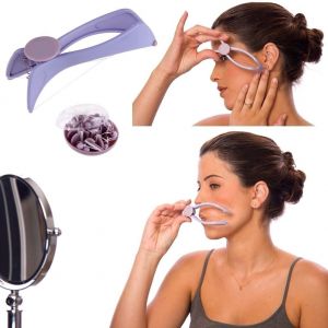 Depilatore epilatore donna rimuovi peli viso roller a molla filo arabo slique