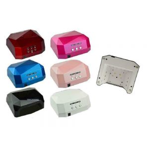 Lampada Uv Led Sensore Fornetto Ricostruzione Unghie Nail Art Timer 36w Diamante