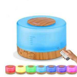 Diffusore profumo aromi umidificatore cromoterapia 7 colori led telecomando 500ml