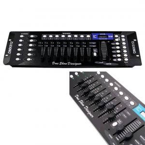 Mixer centralina luci dmx 512 controller fari par led teste mobili strobo 192 ch 