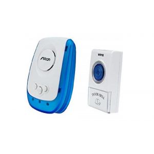 Campanello senza fili con luce LED e 38 tipi di musica anello + pulsante per Apartment/House/ospedale/allattamento home-v009 a (V009 A)