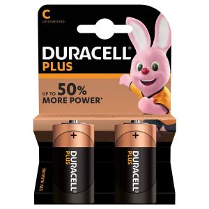 Batterie Duracell Plus C alcaline 1.5V LR14 MX1400