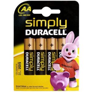 Batterie Duracell Simply AA alcaline monouso LR6/MN1500