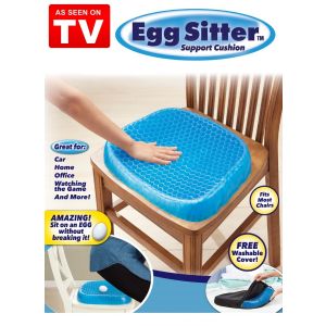 Cuscino gel egg sitter sedile nido d'ape confort sostegno seduta corretta flex