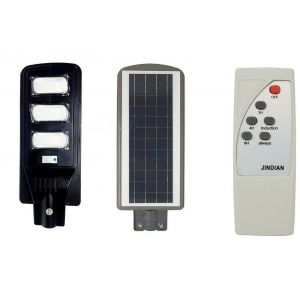Faro led lampione stradale 90w pannello solare crepuscolare +telecomando FO-5990