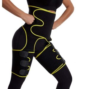 Allenatore di Fascia per Il Sudore del Corpo - Rifiniture per Coscia Corsetto Butt Lifter Shapewear e Fianchi Cintura Cintura Regolabile in Vita Monopezzo per Donna e Uomo