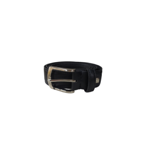 Egon Furstenberg PF 048-35 Set Cintura in pelle Nero uomo con orologio in gomma Nero