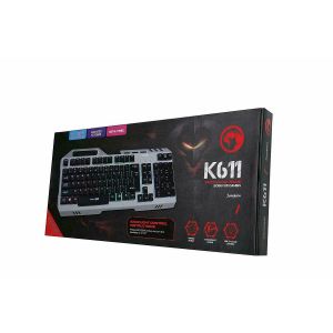 Marvo Scorpion K611 Tastiera Retroilluminata Gaming Base Di Metallo Con Luci Led
