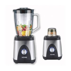 Frullatore 2 In 1 Tritatutto Frutta Frullati Frappe 1,5Lt 350W Hoomei Hm-6740