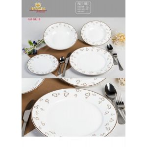 Set Piatti Bavaria Ottingher Porcellana 19pz Art.Gc18 