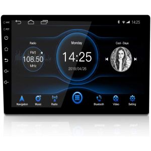 Stereo auto autoradio 10 pollici android 10 2 din gps wifi front estraibile