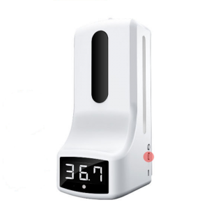 Dispenser Automatico Di Gel Con Termometro Termoscanner Ad Infrarossi + Voce In Italiano