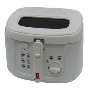 Friggitrice elettrica 2,5lt 1800w termostato e cestello acciaio estraibile