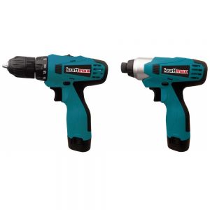 Kraftmax trapano avvitatore cordless senza fili professionali kf-cd016 con valigetta 