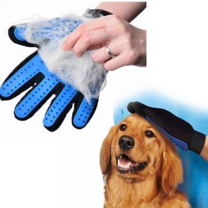 Kit Guanto magico peli animali + Spazzola rimuovi peli divano vestiti + Spazzolino e dentifricio animali al mentolo