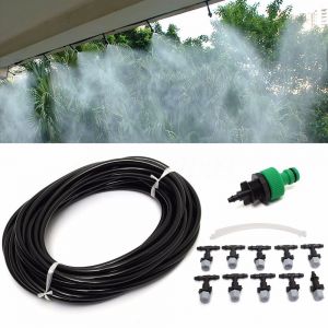 Kit nebulizzatore ad acqua nebulizzazione gazebo ombrellone giardino rinfresca 20m