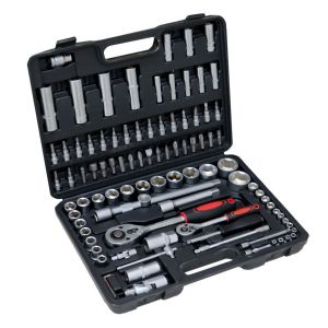 Set Kraftmax avvitatore strumenti fai da te chiavi 108 pcs impugnatura in gomma