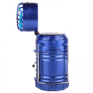 Led Lampada Portatile Energia solare Luci da campeggio + Ventilatore All'aperto