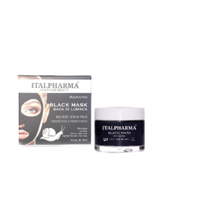 Italpharma Maschera Viso Black Mask Alla Bava Di Lumaca 50ml