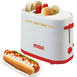 Macchina per hot dog alloggio wurstel e pane 650w hotdog maker party feste max