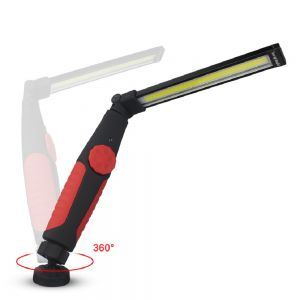 Striscia led luce da lavoro con interruttore e calamita per riparazione base rotante