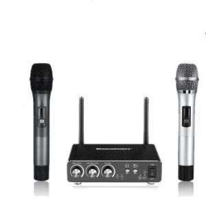 Excelvan microfono wireless con 2 microfono portatile, 25 Canale a supporto APP
