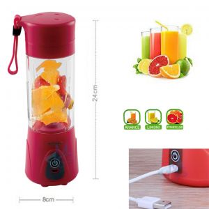Mini Frullatore Portatile Frutta Verdura 0,38 Ml 60 Watt Cucina Hoomei Hm-6750