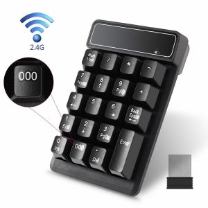 Mini tastiera numerica 2.4G Wireless adatta a laptop, notebook e computer