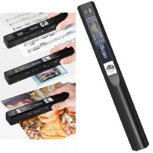 Scanner Portatile A4 Senza Fili 900Dpi Scan Usb Lcd Micro Sd Pc Notebook