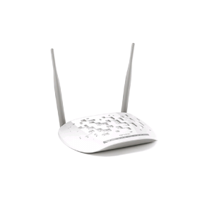 Modem Router ADSL2+ Wireless N 300Mbps TD-W8961N, 4 porte lan, Pulsante Wi-Fi On/Off, 2 Antenne Fisse
