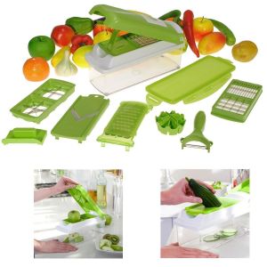 Nicer Dicer Plus Chef Affetta Frutta Verdura Taglia Trita Cucina 