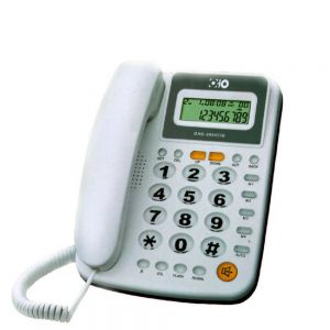 Telefono fisso OHO 5004 Cid per casa ufficio tasti grandi per anziani display vivavoce