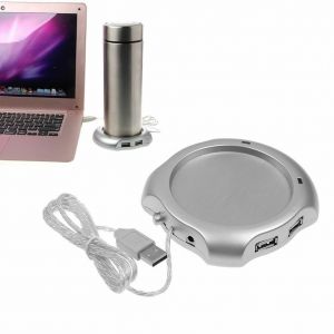 Piastra Riscaldante USB Hub Pc Tazza Termos Caffe The Latte Scalda Vivande Casa