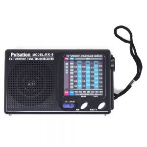 Radio radiolina FM AM portatile 7 bande frequenza Pulsation KK-9 audio TV 