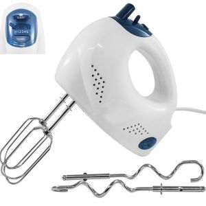 Sbattitore elettrico da cucina frullatore fruste acciaio 5 velocità 250 w qq608
