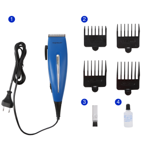 Rasoio tagliacapelli elettrico Aigostar con 4 pettini 15W da uomo