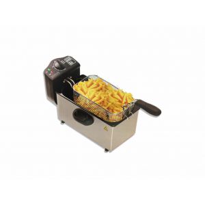 Friggitrice 2000w timer cestello accensione rapida facile da pulire da 3 litri