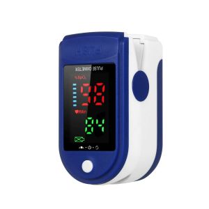 Pulsossimetro saturimetro da dito portatile professionale lettura istantanea per frequenza del polso e ossigeno nel sangue