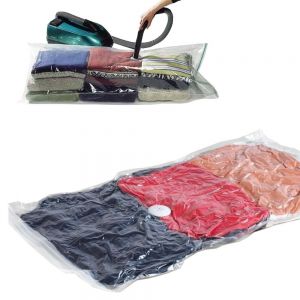 Sacco salvaspazio sottovuoto 70x110 space bag sacchetto busta armadio