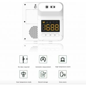 Termometro Termoscanner A Distanza Ir Ad Infrarossi Body Scanner Da Muro Per Aziende K3-s