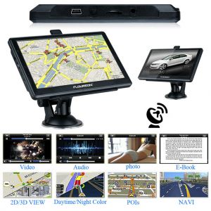 7" pollici navigatore satellitare gps 8gb navigazione camion truck auto mappa eu