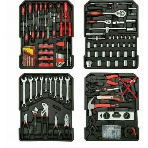 Valigetta porta attrezzi 326 pezzi. Kit completo Kraft muler , acciaio 