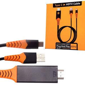 Cavo Audio Video HDMI HDTV 2m Tipo-C USB 4K per Huawei Honor View 20 HD69