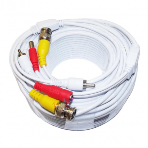 Cavo 50 Metri Rca Telecamera Bnc Videosorveglianza Spia Audio