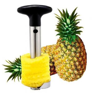 Sbuccia ananas taglia affetta in metallo sbucciananas torsolo casa cucina