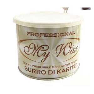  Water Wax Cera Liposolubile Epilatoria Burro di Karitè (Ipoallergenica) 400ml
