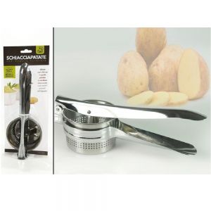 Schiacciapatate forato acciaio ideale per pure' utensili cucina