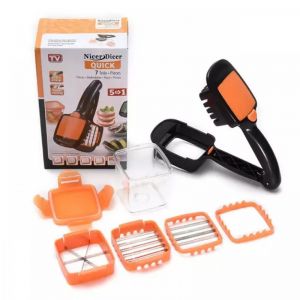 Taglia Frutta e Verdura Manuale 5 Funzioni Arancione Genius Nicer Dicer